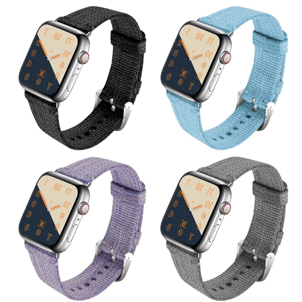Rigtigt Pænt Nylon Rem passer til Apple Watch Series 4 44mm