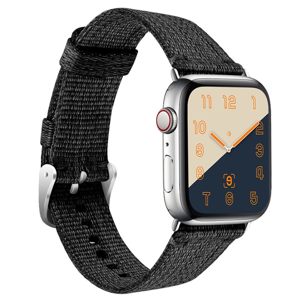 Rigtigt Pænt Nylon Rem passer til Apple Watch Series 4 44mm