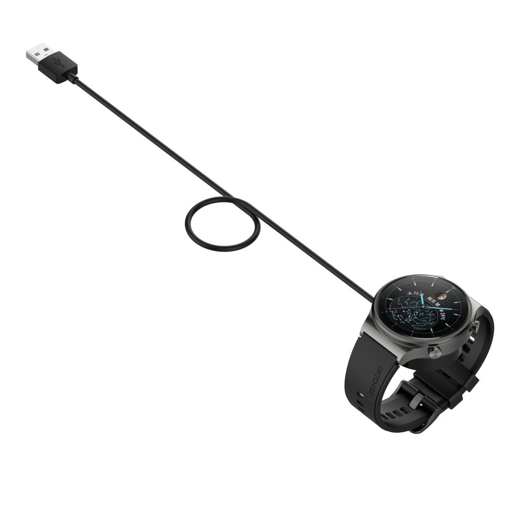 1m Plastik Magnetisk Opladningskabel passer til Huawei Watch GT Cyber