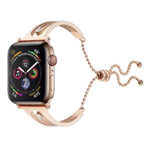 Vildt Sejt Metal Og Rhinsten Rem passer til Apple Watch Series 4 44mm