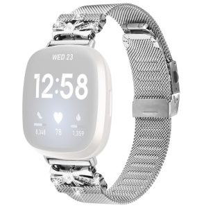 Yndigt Metal Universal Rem passer til Fitbit Versa 4 / Fitbit Sense 2 på udsalg