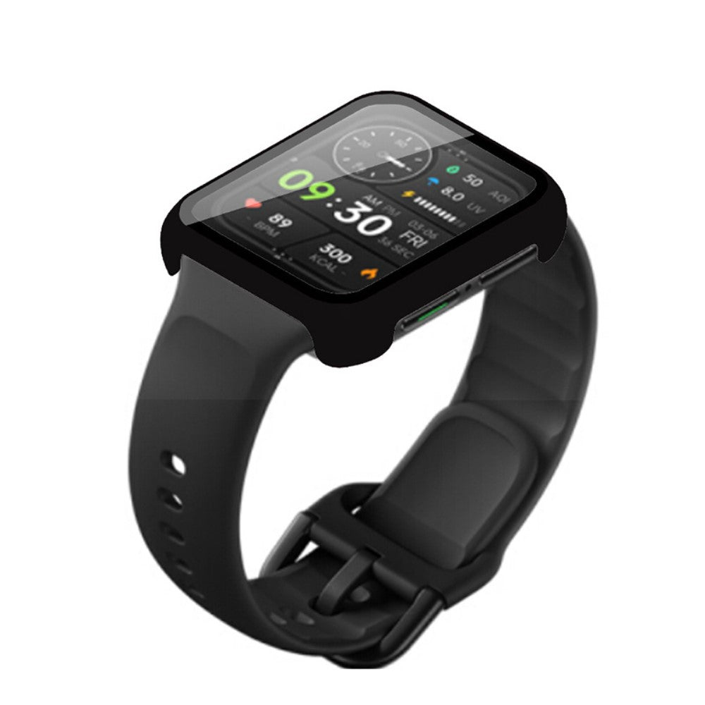 Rigtigt Fint Cover med Skærmbeskytter i Plastik og Hærdet Glas passer til Oppo Watch 2 (46mm)