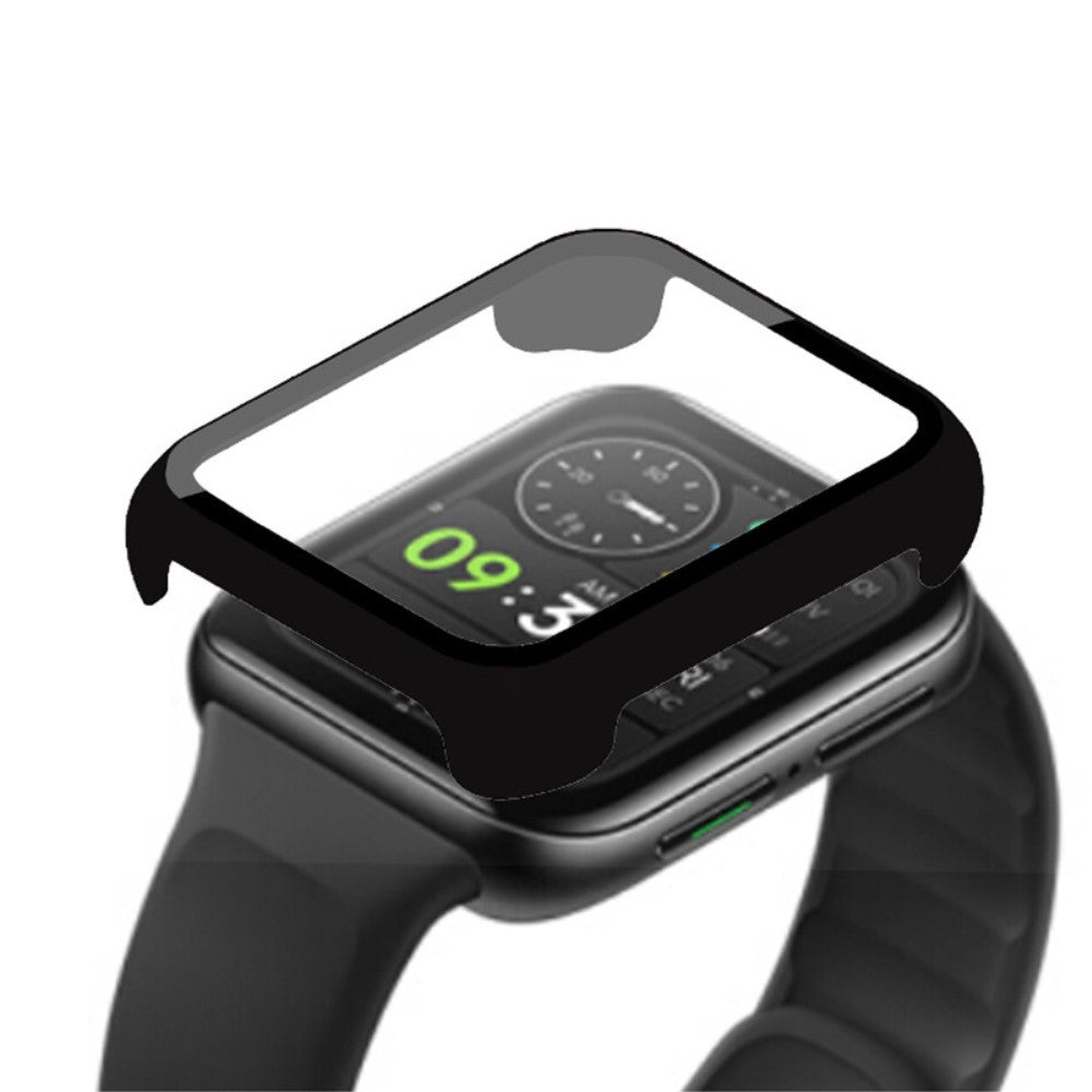 Rigtigt Fint Cover med Skærmbeskytter i Plastik og Hærdet Glas passer til Oppo Watch 2 (46mm)