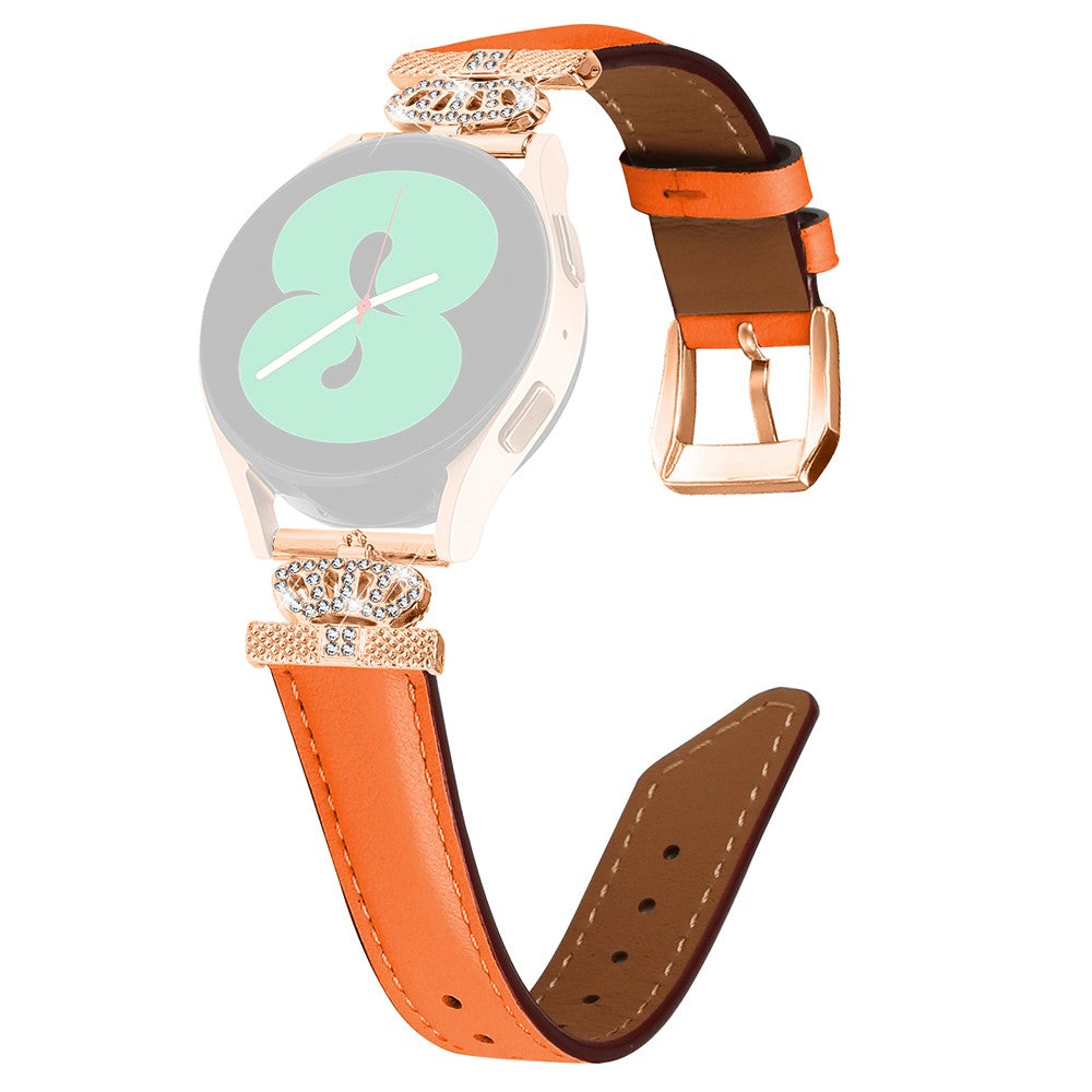 Super Smuk Kunstlæder Og Rhinsten Universal Rem passer til Smartwatch
