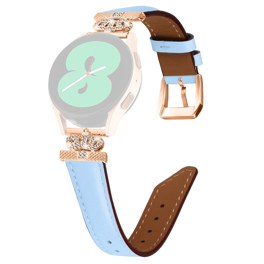 Super Smuk Kunstlæder Og Rhinsten Universal Rem passer til Smartwatch