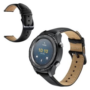 Vildt Holdbart Ægte Læder Rem passer til Huawei Watch 2