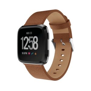 Vildt Smuk Ægte Læder Rem passer til Fitbit Versa 1 Rabat