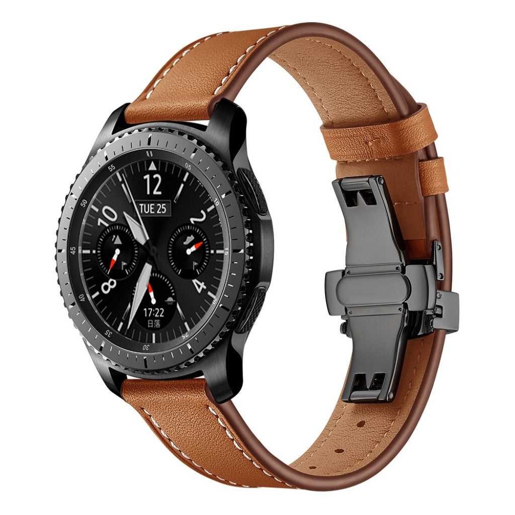 Ægte Læder Universal Rem passer til Samsung Gear S3 / Samsung Gear S3 Frontier