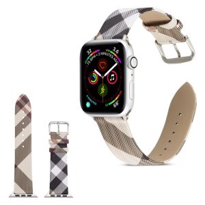 Ægte Læder Universal Rem passer til Apple Watch Series 5 44mm / Apple Watch 44mm