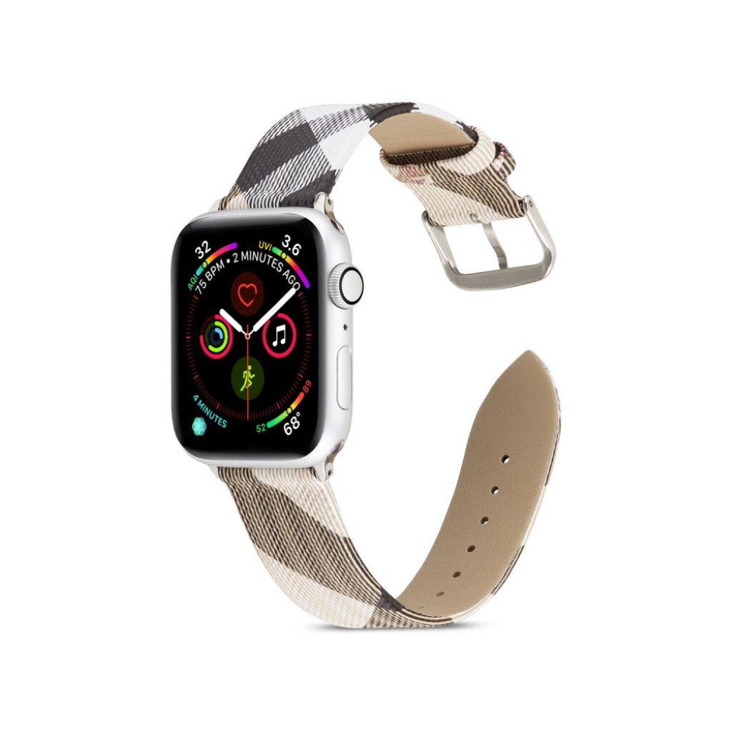 Ægte Læder Universal Rem passer til Apple Watch Series 5 44mm / Apple Watch 44mm