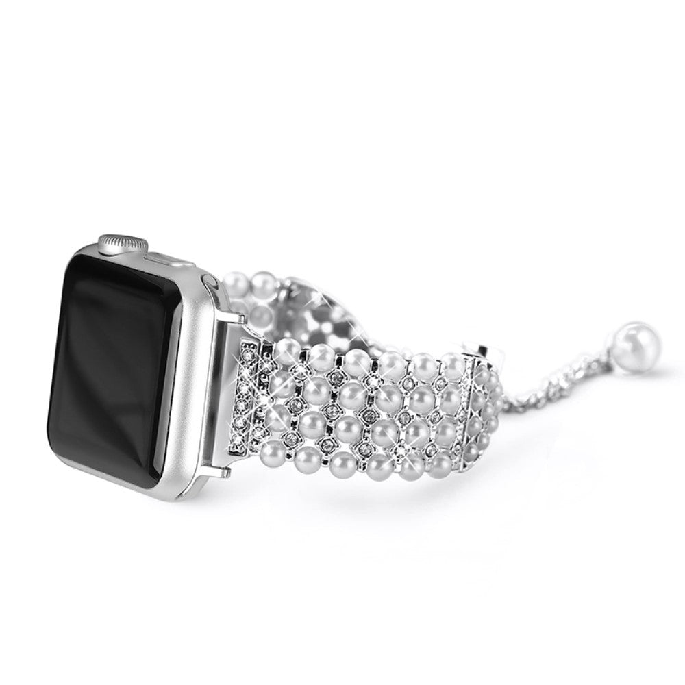 Eminent Metal Og Rhinsten Rem passer til Apple Watch Series 7 45mm
