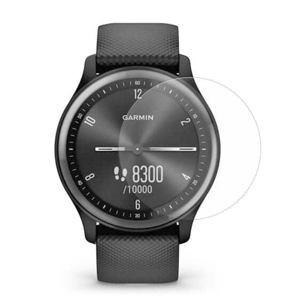 Plastik HD Skærmbeskytter passer til Garmin Vivomove