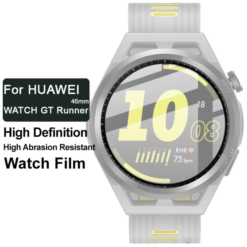 Plastik HD Skærmbeskytter passer til Huawei Watch GT Runner