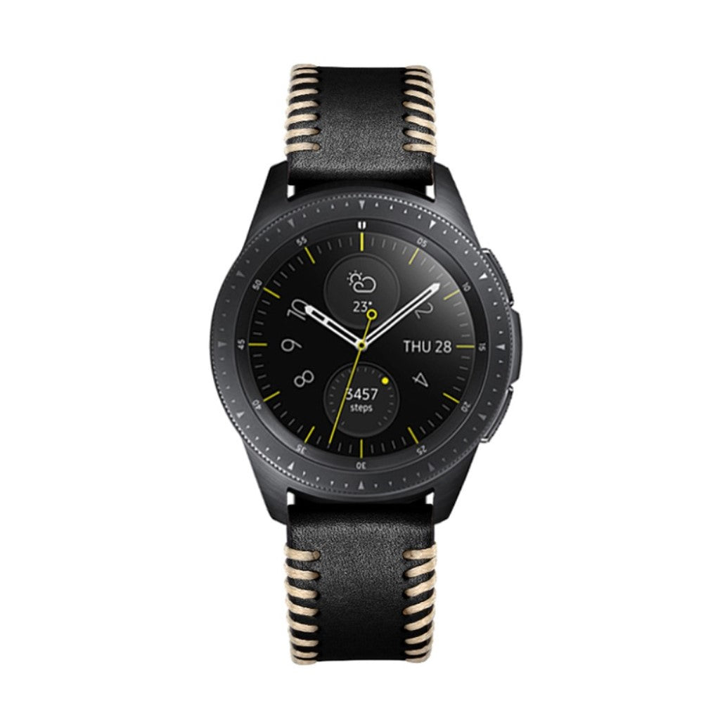 Slidstærk Ægte Læder Rem passer til Samsung Galaxy Watch Active Online nu