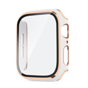 Super Fed Universal Cover med Skærmbeskytter i Silikone og Hærdet Glas passer til Apple Watch Series 6 44mm / Apple Watch Series 5 44mm