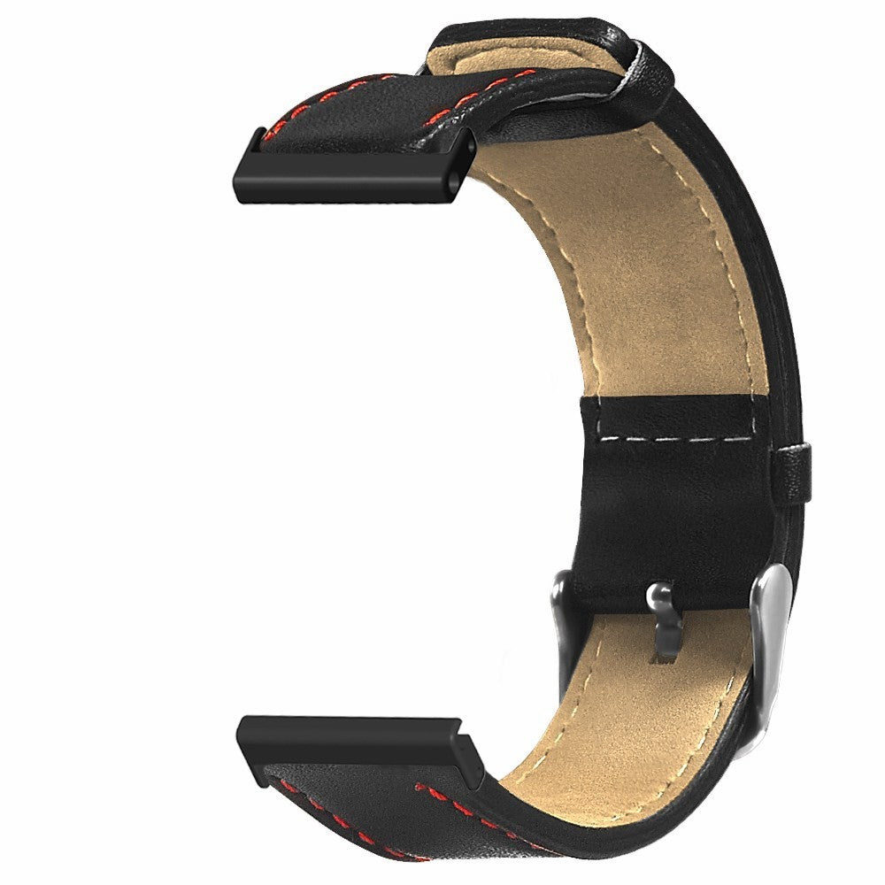 Vildt Hårdfør Ægte Læder Universal Rem passer til Smartwatch