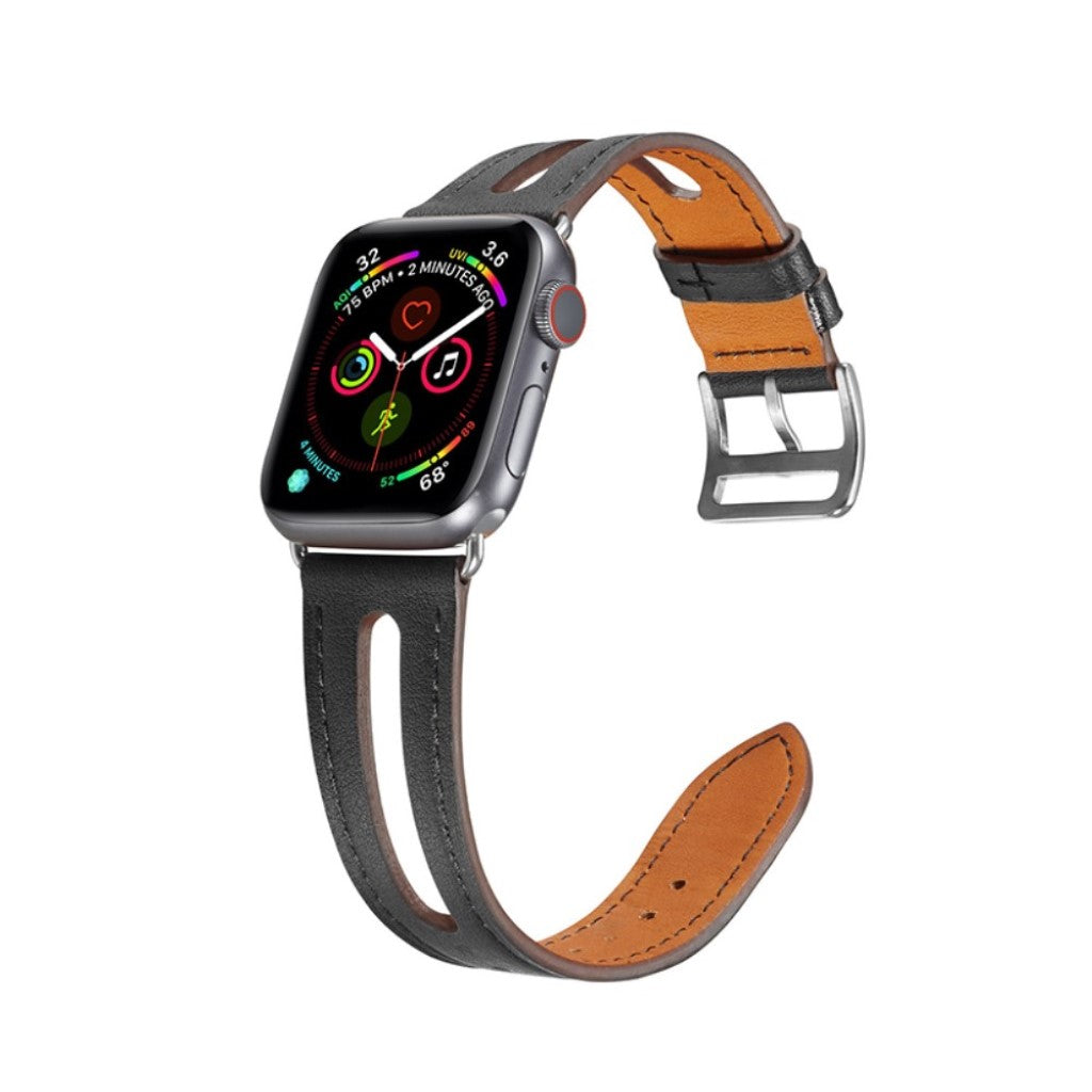 Ægte Læder Universal Rem passer til Apple Watch Series 5 40mm / Apple Watch 40mm