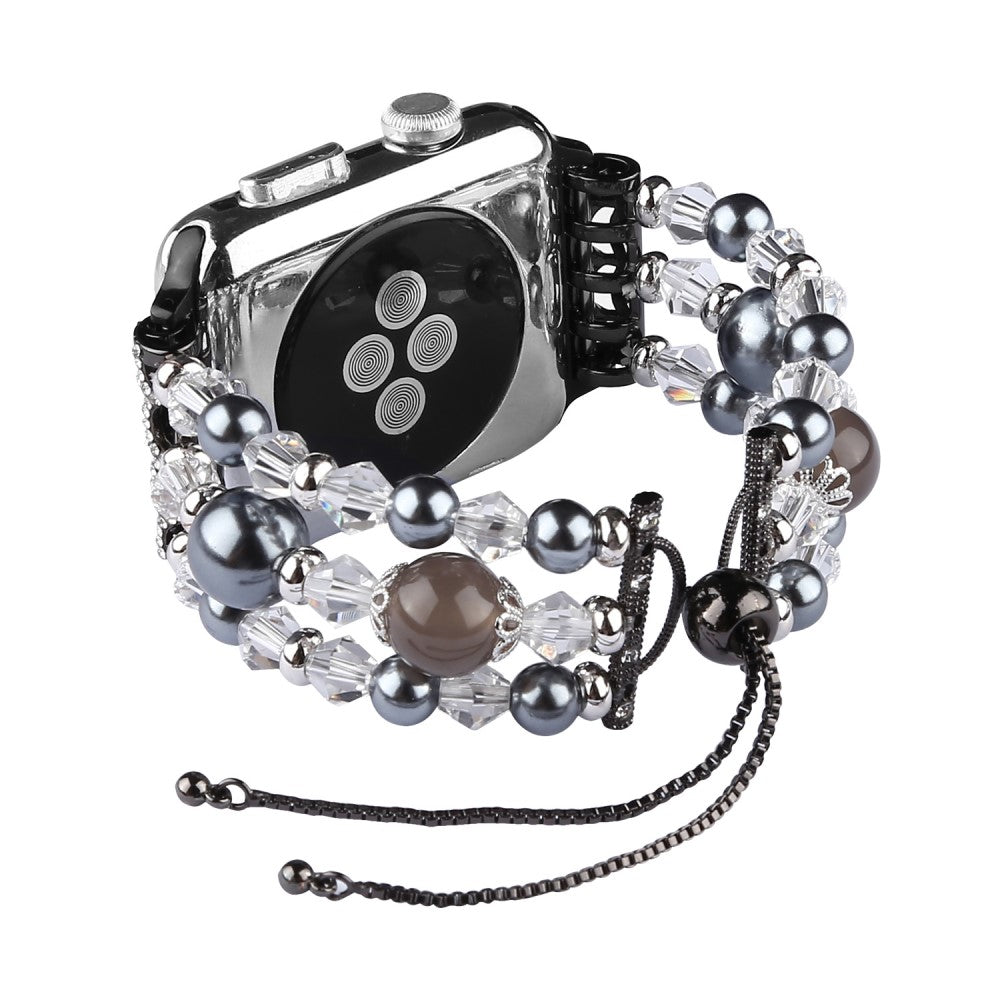 Elegant Rhinsten Rem passer til Apple Watch Series 7 45mm