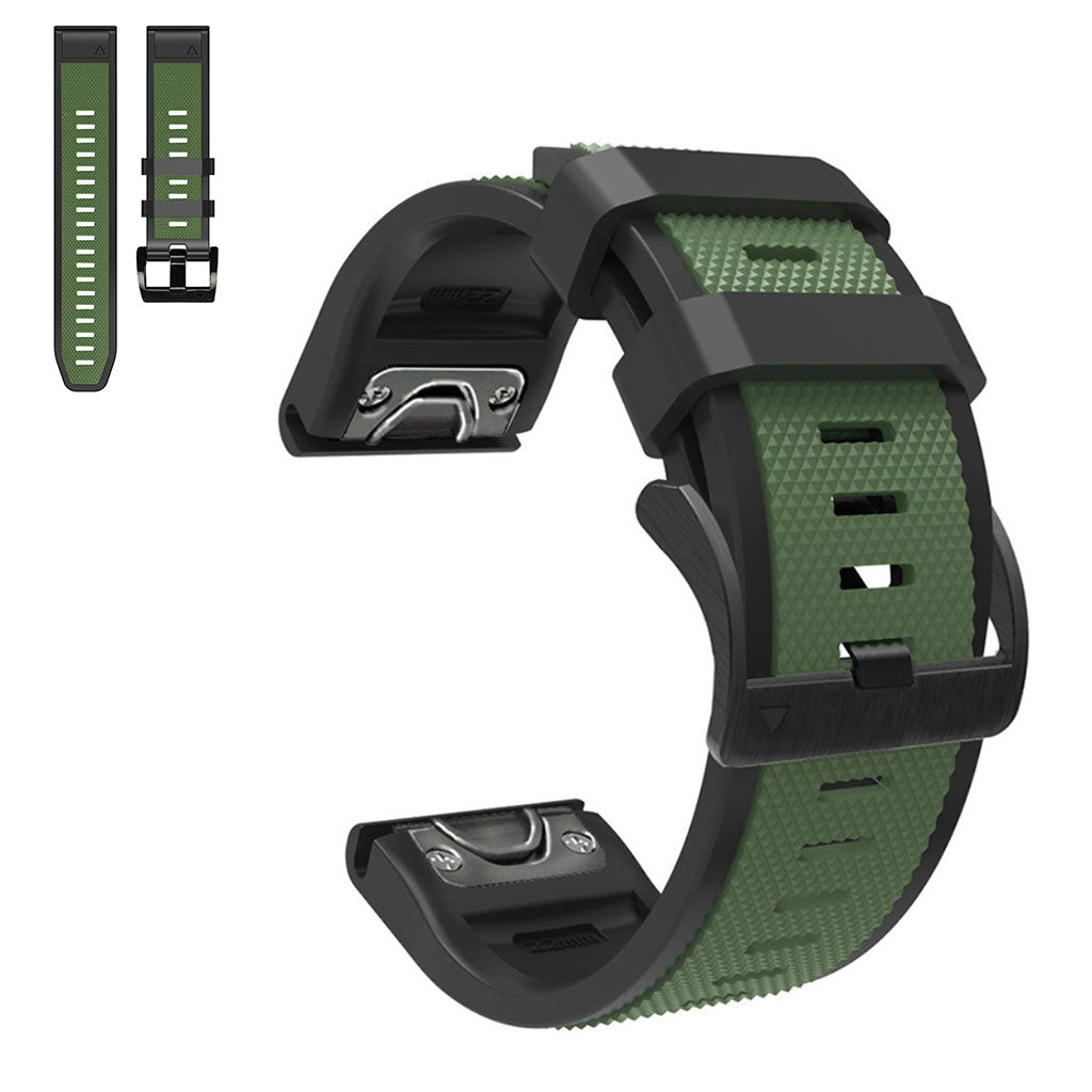 Rigtigt Nydelig Silikone Universal Rem passer til Garmin Smartwatch