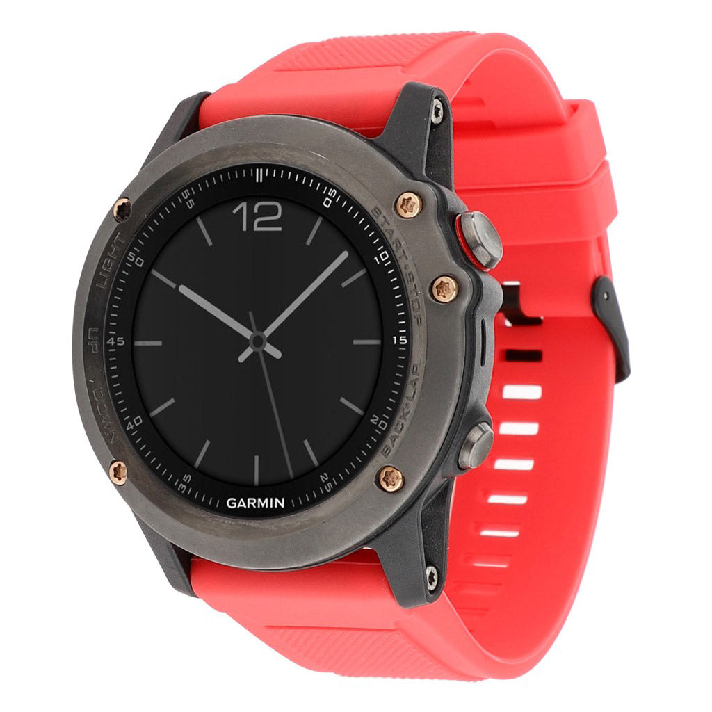 Silikone Universal Rem passer til Garmin Fenix 5X / Garmin Tactix Charlie