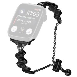 Superflot Metal Og Rhinsten Universal Rem passer til Apple Smartwatch