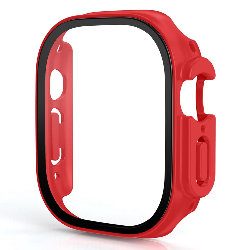 Alle Tiders Cover med Skærmbeskytter i Plastik og Hærdet Glas passer til Apple Watch Ultra Mode