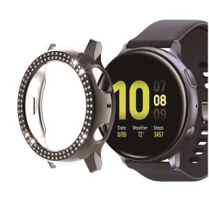 Elegant Rhinsten og Silikone Bumper passer til Samsung Galaxy Watch Active 2 - 44mm