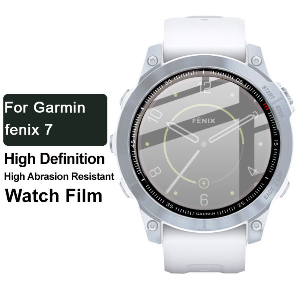 Plastik HD Skærmbeskytter passer til Garmin Fenix 7
