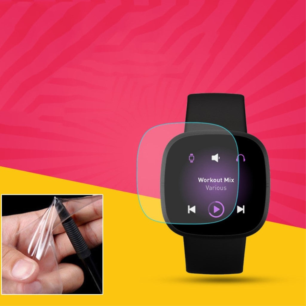 Silikone Universal Skærmbeskytter passer til Fitbit Sense 1 / Fitbit Versa 3