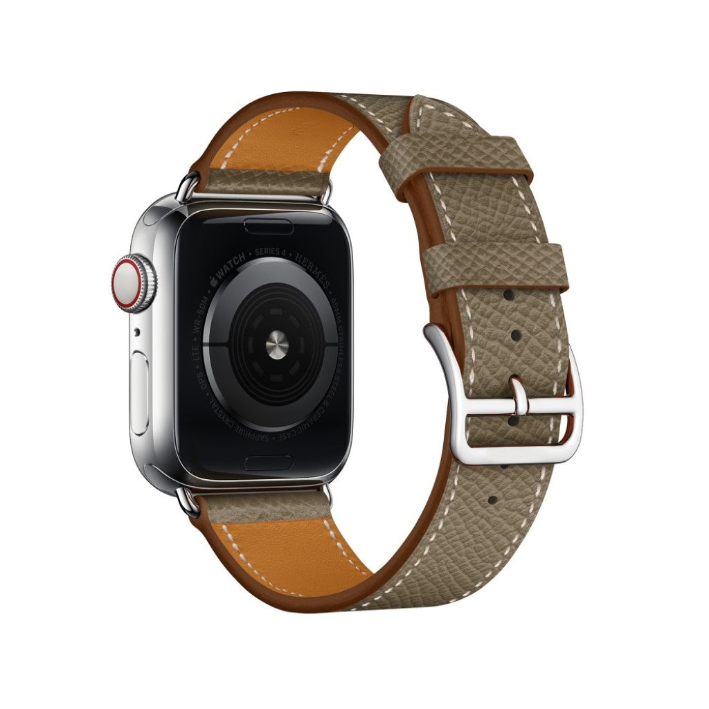 Rigtigt Smuk Ægte Læder Rem passer til Apple Watch Series 5 44mm Mode