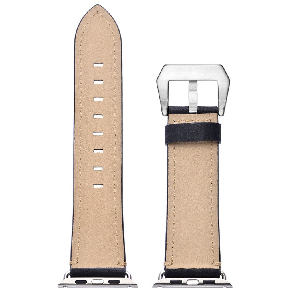 Ægte Læder Universal Rem passer til Apple Watch Series 5 40mm / Apple Watch 40mm