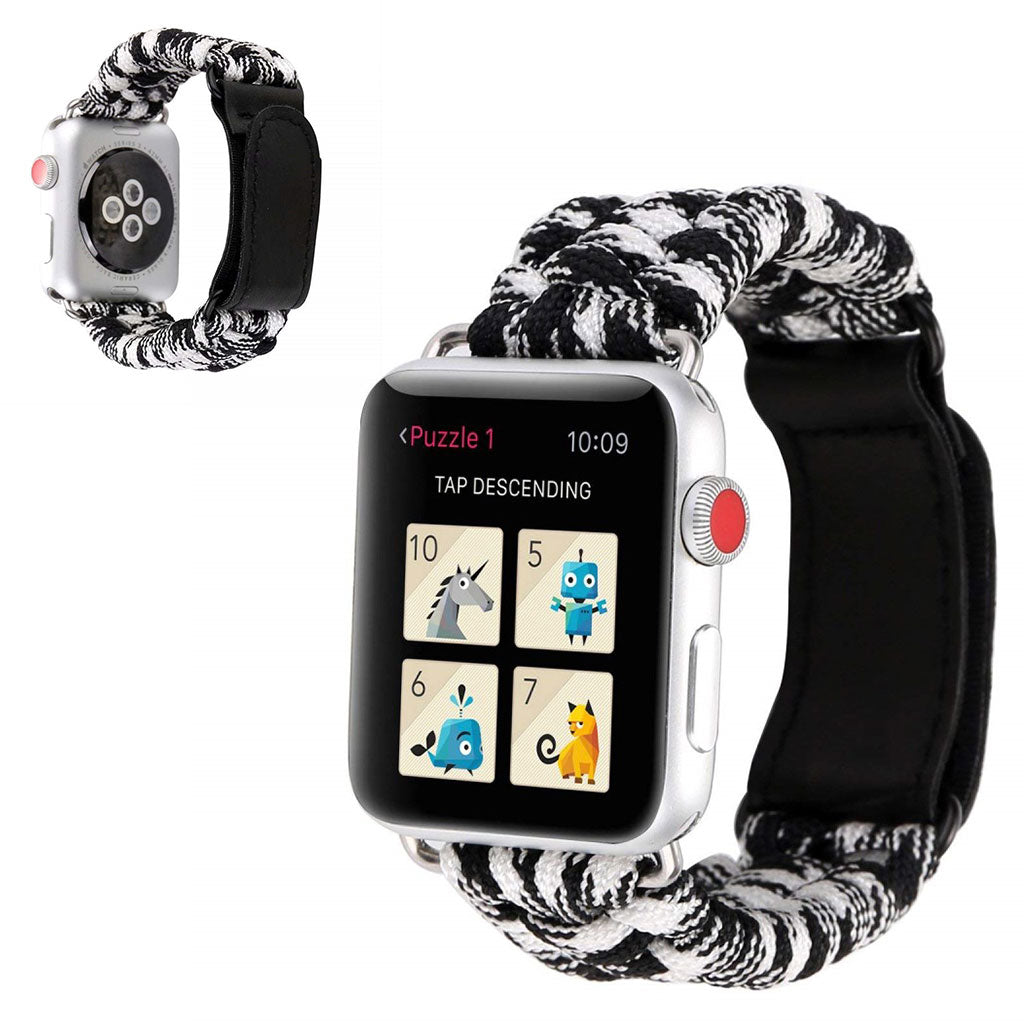 Rigtigt Rart Nylon Universal Rem passer til Apple Smartwatch