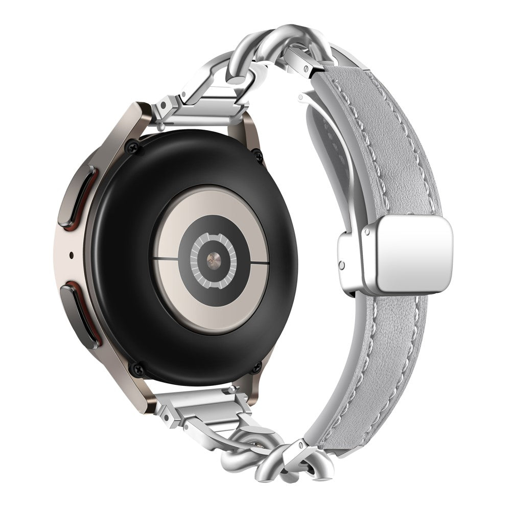 Rigtigt Sejt Ægte Læder Universal Rem passer til Smartwatch