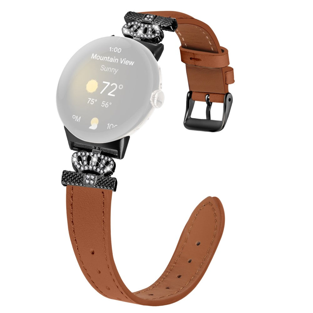 Rigtigt Smuk Ægte Læder Rem passer til Google Pixel Watch