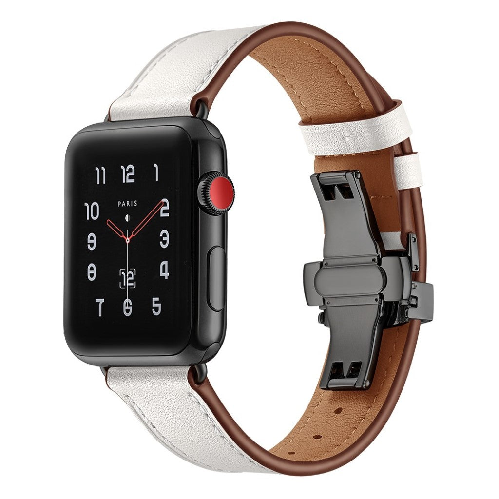 Ægte Læder Universal Rem passer til Apple Watch Series 5 44mm / Apple Watch 44mm