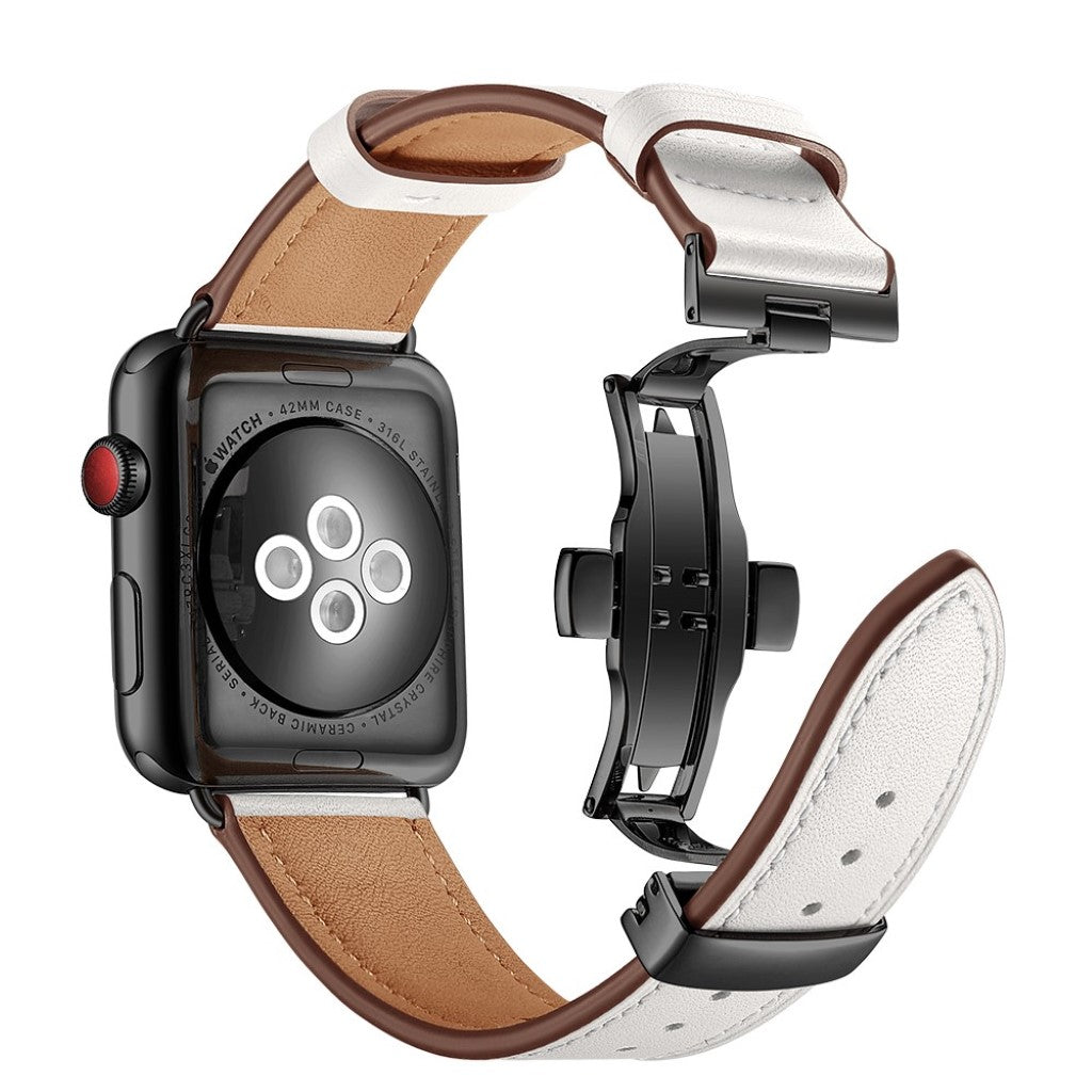 Ægte Læder Universal Rem passer til Apple Watch Series 5 44mm / Apple Watch 44mm