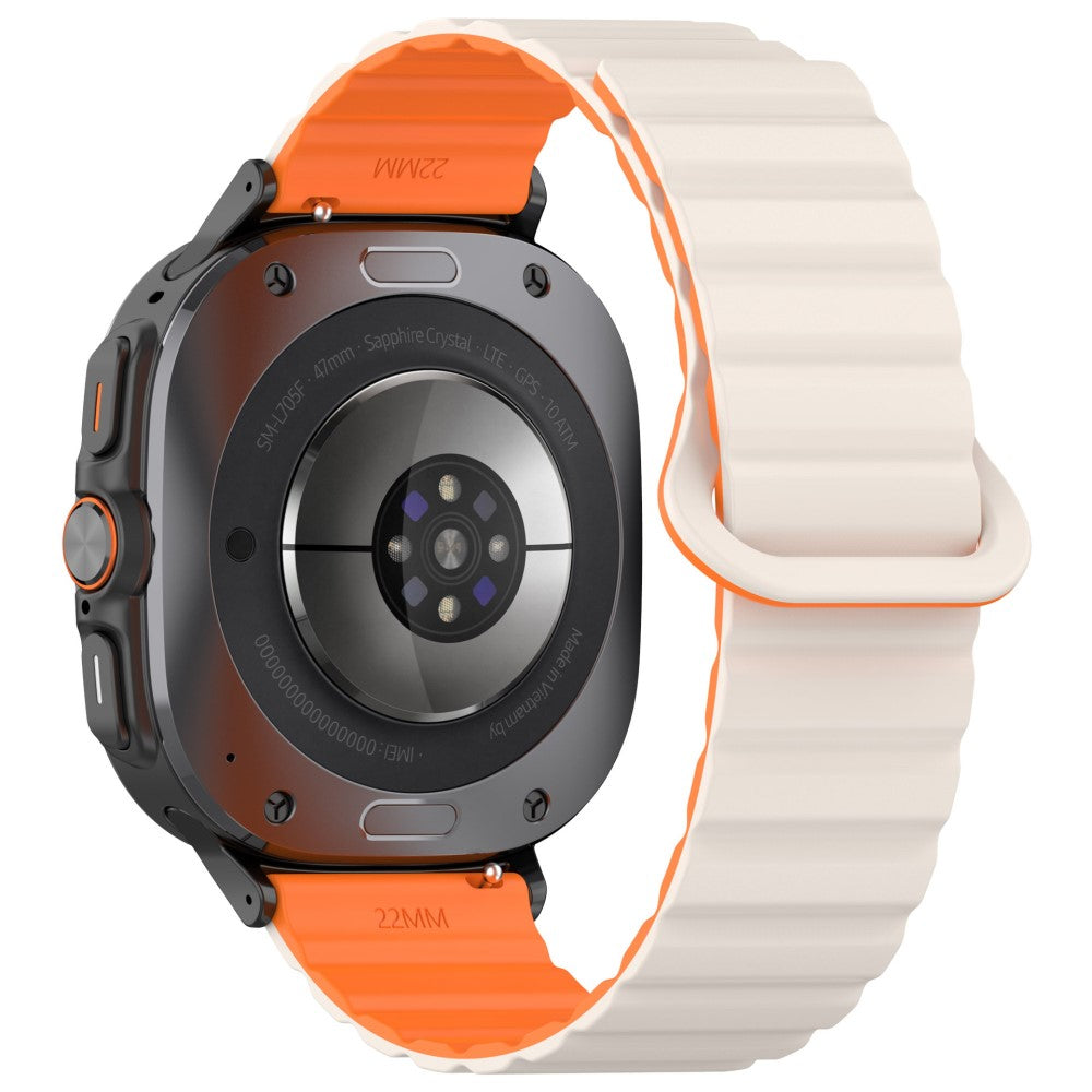 Behagelig Silikone Rem passer til Samsung Galaxy Watch Ultra 47mm