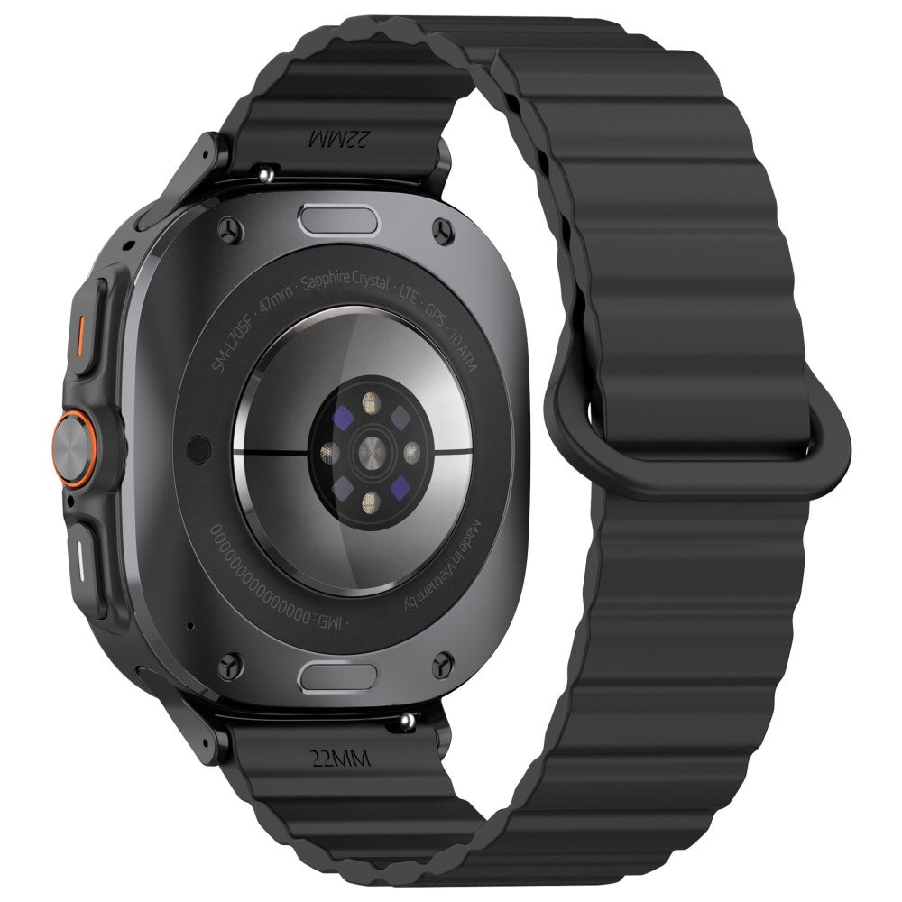 Behagelig Silikone Rem passer til Samsung Galaxy Watch Ultra 47mm