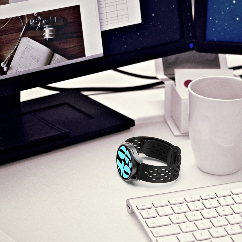 Vildt Smuk Metal Og Silikone Universal Rem passer til Smartwatch Mode
