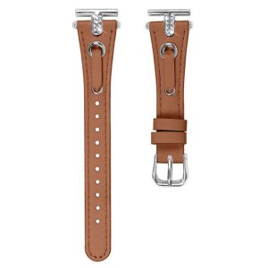 Ægte Læder Universal Rem passer til Pebble Time Round Large / Pebble 2 \ 2 SE