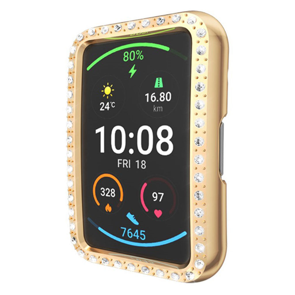 Rhinsten og Silikone Bumper passer til Huawei Watch Fit