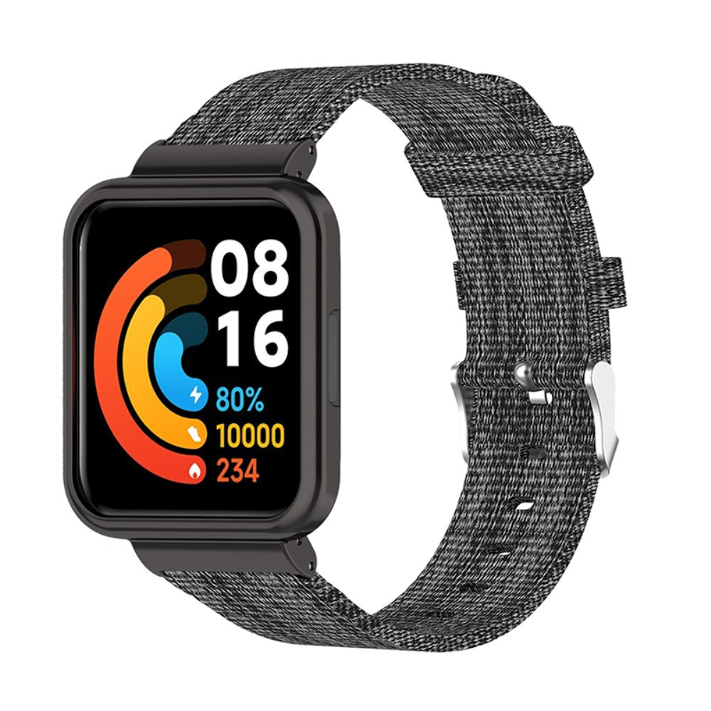 Slidstærk Nylon Rem passer til Xiaomi Redmi Watch 2
