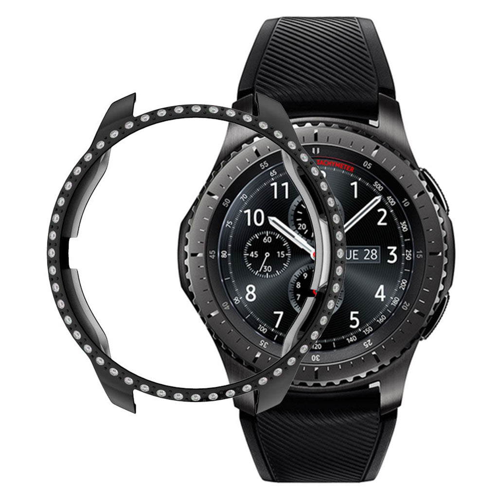 Rigtigt Fint Plastik og Rhinsten Cover passer til Samsung Galaxy Watch (42mm)