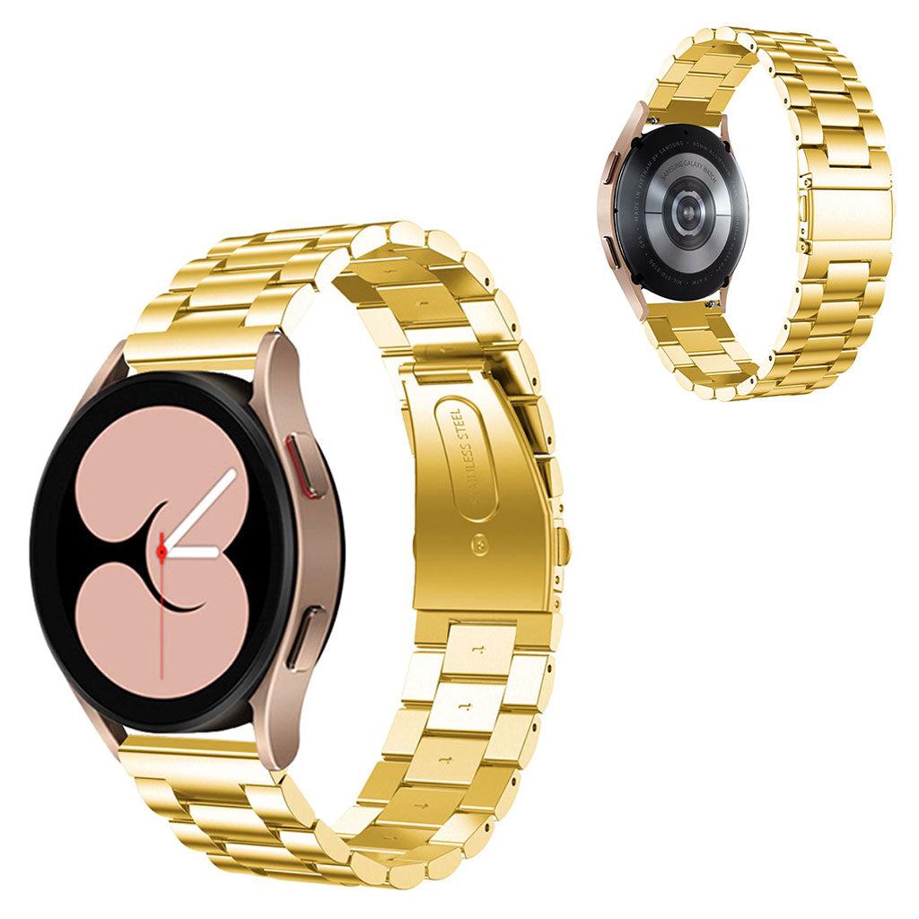 Rigtigt Sejt Metal Universal Rem passer til Samsung Smartwatch