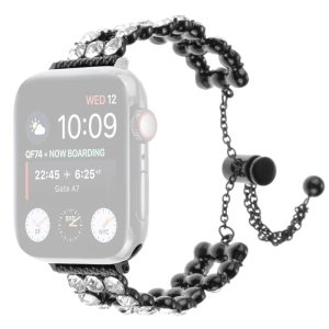 Superflot Metal Og Rhinsten Universal Rem passer til Apple Smartwatch Rabat