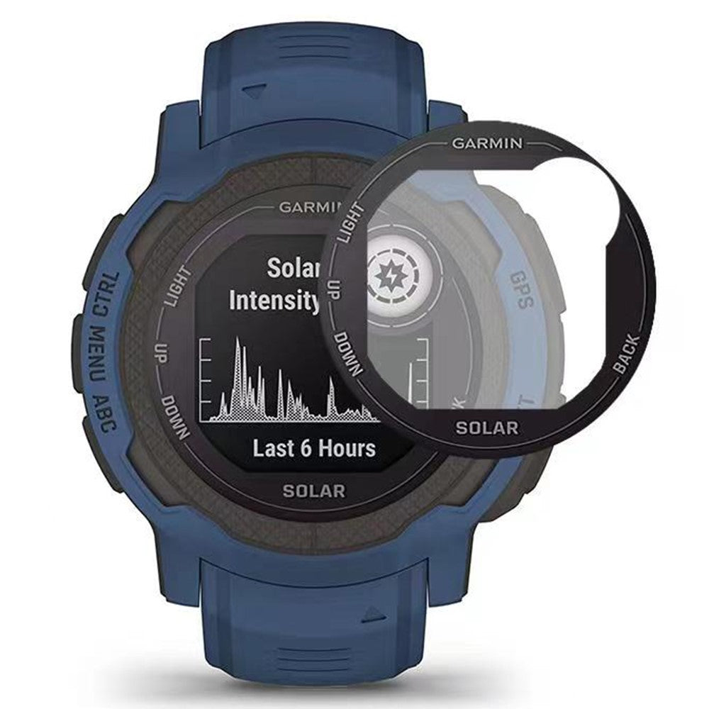 Silikone 3D Kurvet Skærmbeskytter passer til Garmin Instinct 2S