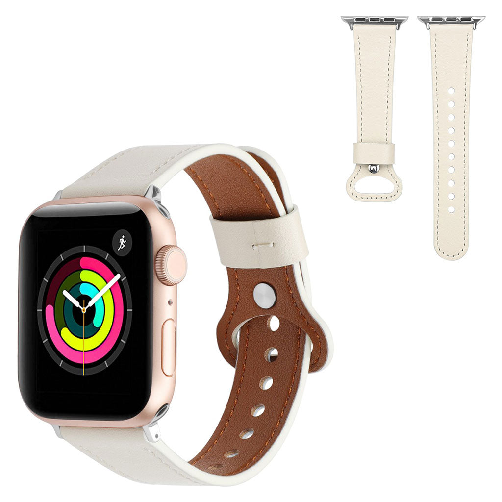 Vildt Flot Ægte Læder Universal Rem passer til Apple Smartwatch