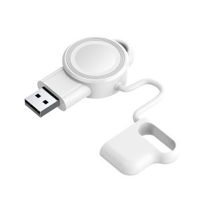 1m Silikone Trådløs USB Ladestation passer til Apple Smartwatch