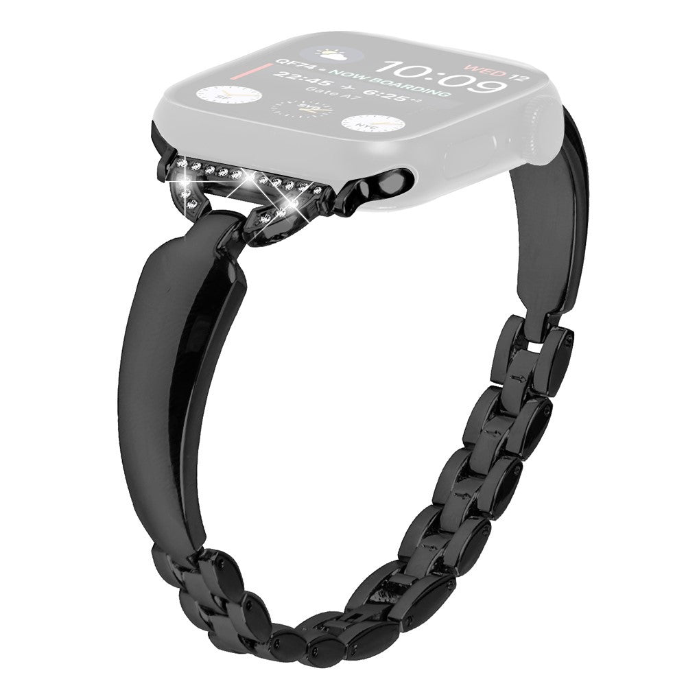Elegant Metal Og Rhinsten Universal Rem passer til Apple Smartwatch