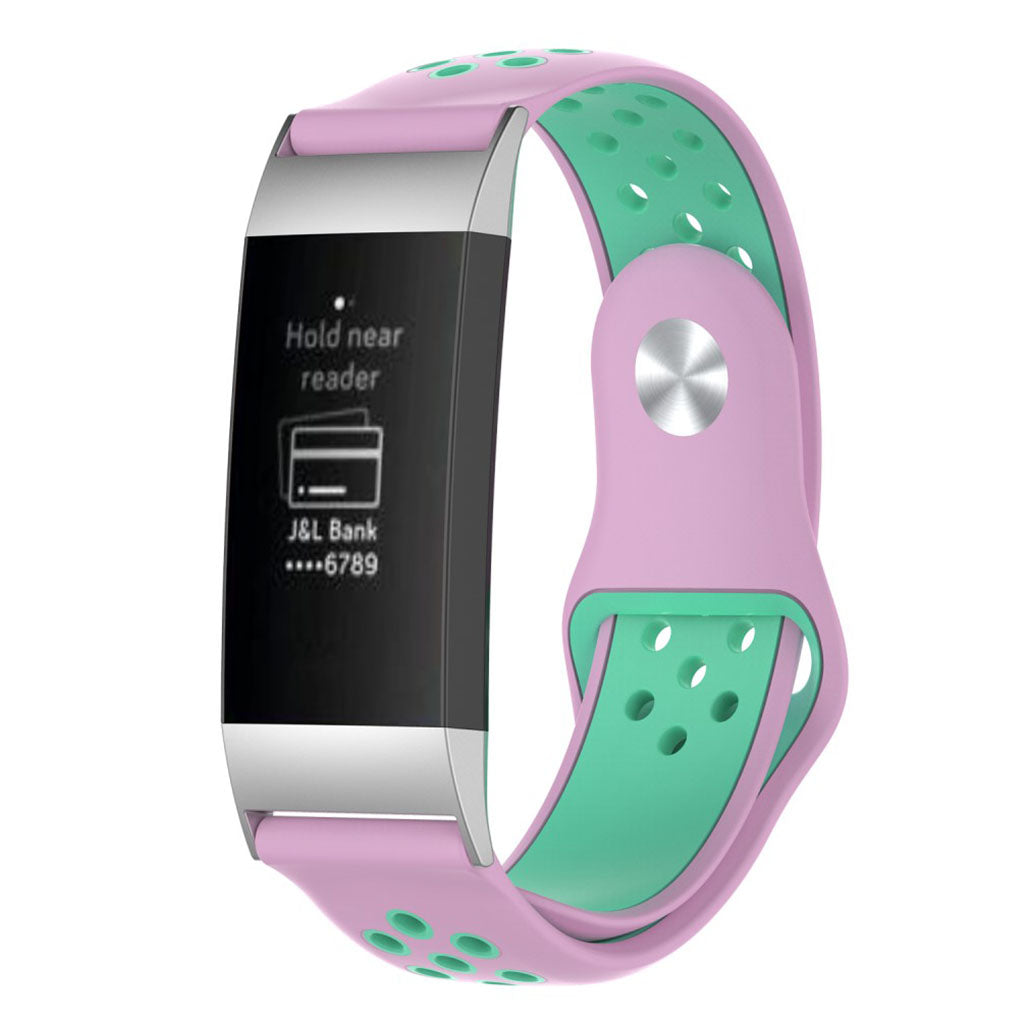 Rigtigt Fint Silikone Rem passer til Fitbit Charge 3